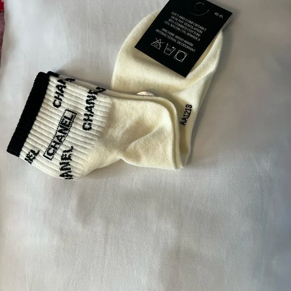 Designer Like Men's Socks in Ivory and Black